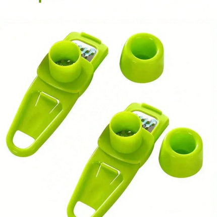 1/2pc Mini Garlic Grinder Creative Garlic Press Kitchen Garlic Mash Manual Garlic Mashing Green Kitchen Gadgets Tool