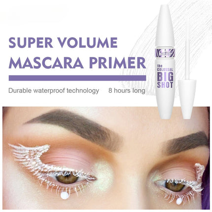 2pcs Long and Curling White Mascara, Water-resistant and Sweat-proof, with No Clumping or Smudging on The Lashes.