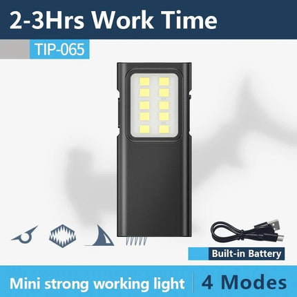 Rechargeable EDC Flashlight Super bright Pocket Torch Portable Pen Clip Headlamp Mini Handheld Flashlights Outdoor Camping Lamp