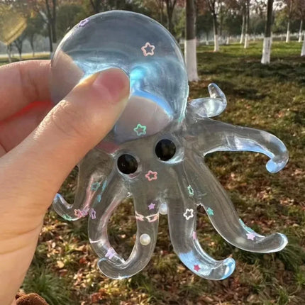 Soft ocean octopus squeeze toy simulates stress relief and slow rebound, stretchable sensory stress-relief gift
