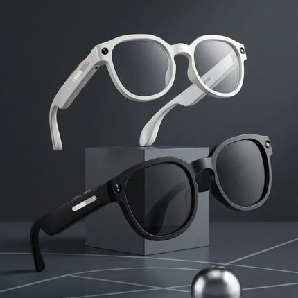 Lenovo AI Smart Glasses 4K 8MP Translation Camera Shooting Image Bluetooth Call Recording Music Smart Sunglasses 2026 New