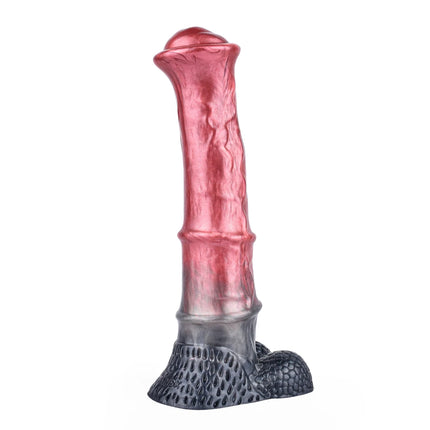 FAAK Fantasy Large Horse Dildo Sucker Silicone Multi Color Penis With Testis Sucker Female Masturbator Anal Plug For Women Men