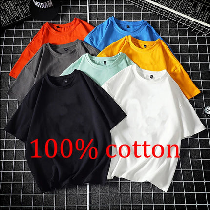 LEGIBLE 2025 Summer Men's T Shirt Casual Loose Cotton Short Sleeve T-Shirt Mens Top Tee shirt Men