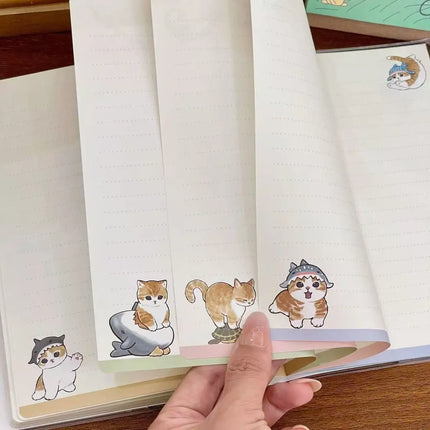 2026 Cute Cate Notebook Color Page Design Style School Specific Notebook Student Memoirs Excerpt Diary School Specific Notebook