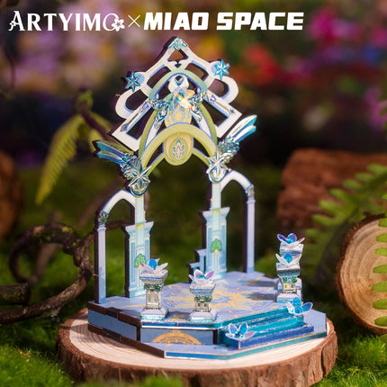 MU Artemis MIAO 3D Metal Puzzle DIY Assembly Kit, Brain Teaser, Office Decor, Birthday Christmas Halloween Gift, Collectible