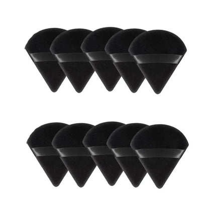 New 10/20Pcs Triangle Velvet Powder Sponge Cosmetics Flours Mini Face Makeup Washable Light Weight Makeup Tool FP03