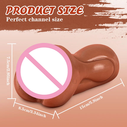 3 in 1 Pocket Pussy Male Masturbator Sex Toys for Men 3D Textured Sex Doll with Sexy Mouth Realistic Vagina Tight Anus Mens 18+