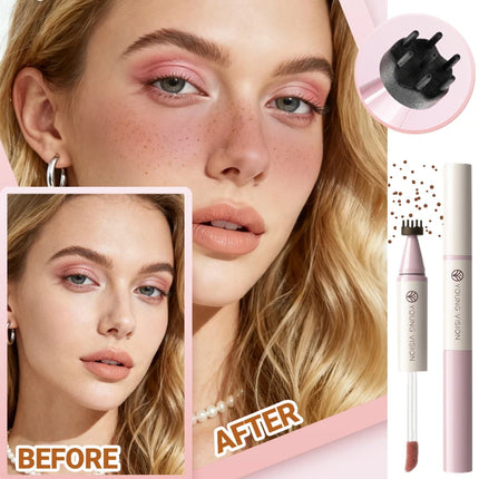 Double-headed Blush Freckle Stamp Pen Long-lasting Waterproof Natural Quick-drying Liquid Blusher French Freckle Makeup Tool