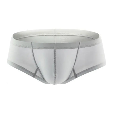 Men's Low-Rise Ice Silk Boxers Briefs Small Sexy Boxer Shorts Underwear Comfortable Panties for Men
