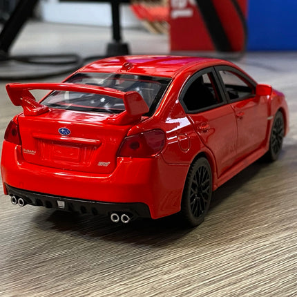 1:30 Subaru Impreza WRX STI 2020 Super Sports Car Alloy Diecast Model Car High Simulation Toy Car Miniature Vehicle Holiday Gift