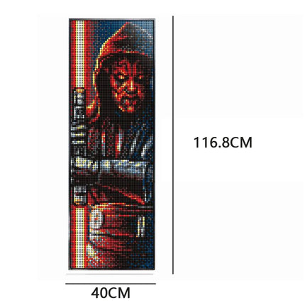 31200 MOC Darth Maul Classic Pixel Art Painting Building Blocks Set Mosaic Bricks Movie Toys Wall-mounted Best Birthday Gift