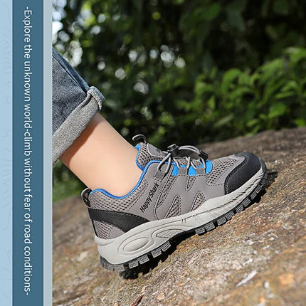 New Hiking Shoes Children Designer Climbing Trekking Sneakers for Boy Girl Leather Outdoor Sports Work Kids Shoes Run Shoes