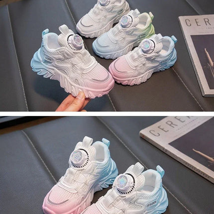 Children Sneakers Unisex Dad's Shoes Baby Boy Trainers Girls Shoes Clunky Sports Tennis Casual Flats Child Infant Footwear