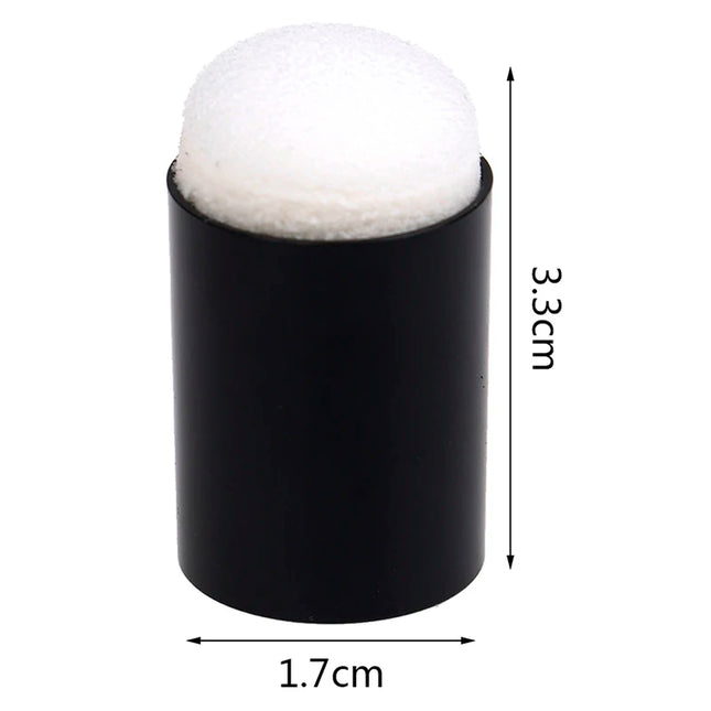 ●10Pcs Makeup Finger Sponge Daubers For Paint Ink Pad Stamping Chalk Reborn Art Tools