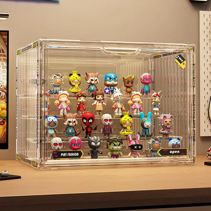 Transparent Miniature Display Box Containerized Designs Acrylic Storage Box Collectible Figures And Blind Box Storage Box