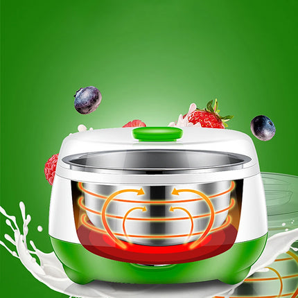 1L Yogurt Maker with Stainless Steel Container Automatic Yogurt Maker Electric Yogurt Maker for Homemade Yogurt Natto Rice Wine