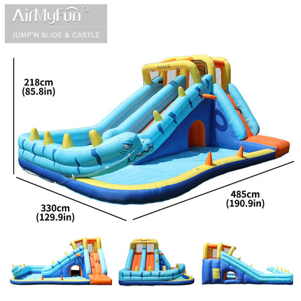 Outdoor Small Children's Inflatable Bounce Castle Double Slide Combination Bounce House Inflatable Castle