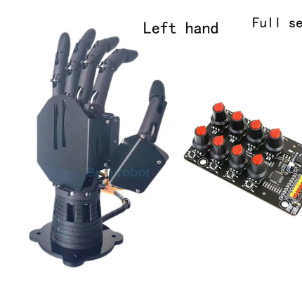 6 Dof Robot Hand with Five Fingers Servo Control Left Right Bionic Palm Assembled Gripper Claw for Programmable Robot Hand Kit