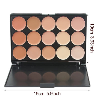 Multifunction Concealer Palette Cream Texture Covers Acne Marks Dark Circles 15 Colors Face Makeup Waterproof Make up Cosmetics