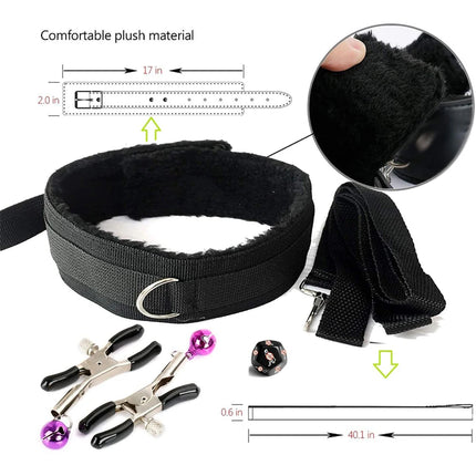 10 Pcs BDSM Bondage Sex Toys Set for Women Men Couples