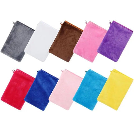 1Pc Colorful Makeup Remover Cleansing Gloves Reusable Soft Microfiber Face Care Towel Beauty Facial Cleansing Cloth Skin Care