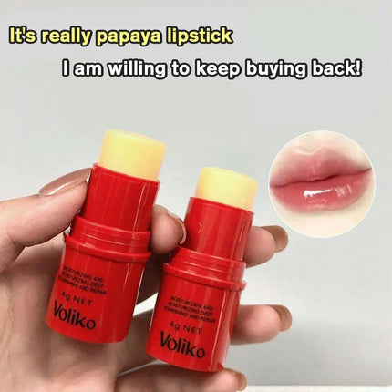 1/5/10PCS Papaya Lip Balm Hydrating  Lip Moisturizer Long Lasting Moisturizing Lipstick Natural Papaya Cream Lip Care Makeup