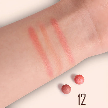 2 PCS Matte Face Blusher Natural Cheek Tint Soft Makeup Contouring Female Blush Powder Brightens Face Cosmetic