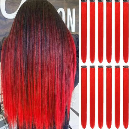 10 pieces of hanging ear dyeing, color clips, hair extensions, chemical fiber synthetic wigs, traceless hair extensions