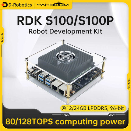 D-Robotics RDK S100/S100P Robot Development Kit with 80/128 TOPS Computing Power and RDK S100 Intelligent Computing Power Core