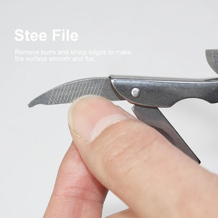 Mini Lightweight Multifunctional Turtle Back Pliers Portable Beetle Pliers Folding Pocket Tool for Outdoor Hiking & Keychain Use