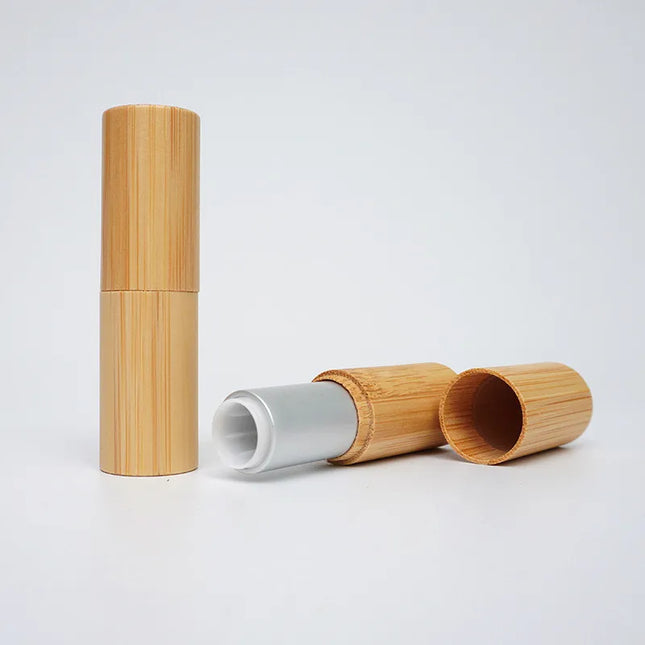 Bamboo 12.1mm Empty Lipstick Tubes Lipblam Bottles Packaging DIY Lipstick Bottles Package Lipgloss Makeup Packing