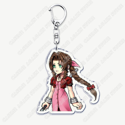 Popular Game Keychains for Accessories Key Chain Jewelry Keyrings Cloud Strife Ffvii Tifa Sephiroth Vincent Valentine Fans Gifts