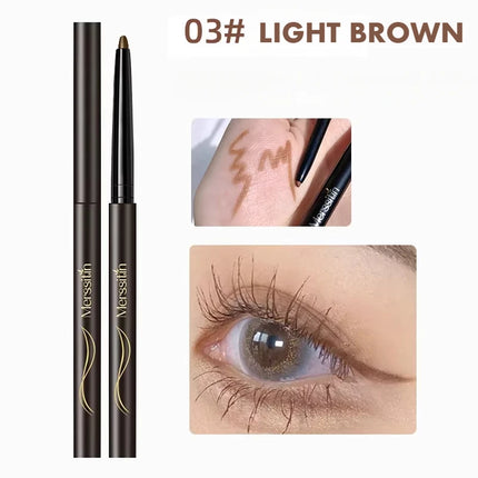 Merssitin Eyeliner Pen Waterproof and Non-smudge Durable Inner Eyeliner Pencil Lasting Gel Eyeliner Pen 6 Colors Option