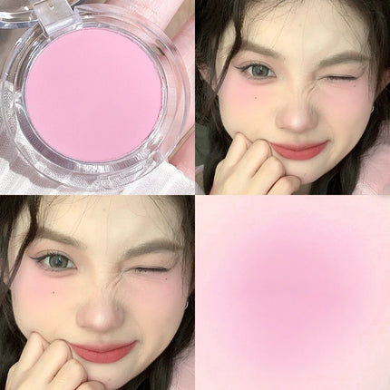 HISYI monochrome blush whitening matte cosmetics natural smudge nude makeup blush plate
