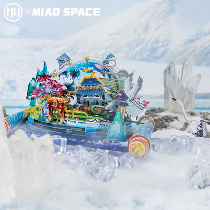MU Yunmengze Architecture 3d Stereoscopic Metal jigsaw Puzzle, diy puzzle toy, desktop office decoration, stress-relieving