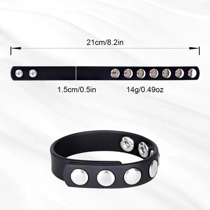 Silicone Penis Ring Adjustable Cock Ring Reusable Delay Ejaculation Stretchy Erotic Acceoosries Adult Products Sex Tool for Men