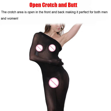 Bodystocking Bodyhose Pantyhose Bodysuit, Transparent BDSM Sexy Lingerie,Full Body Stocking Sack Encasement