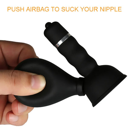 Silicone Nipple Sucker Nipple Clamps Pump Vibrators For Women Breast Enlargement Clitoris Sucking Female Masturbator Sex Toys