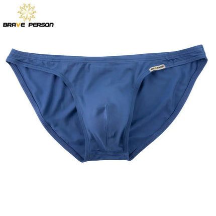 BRAVE PERSON 2023 New Men's Modal Briefs Sexy Men Underwear Low-rise Solid Underpants Comfortable Breathable Briefs for Man