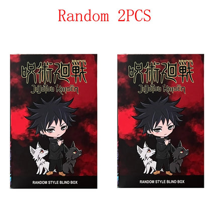 2026 new Anime Kaisen Figure Q Version Satoru Gojo Itadori Yuji Fushiguro Megumi Kugisaki Model Car Decora Blind Box Gift Toy