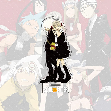 Anime Soul Eater 15cm Acrylic Character Black-star, Kid Standing Model Stand Desktop Decoration Gift