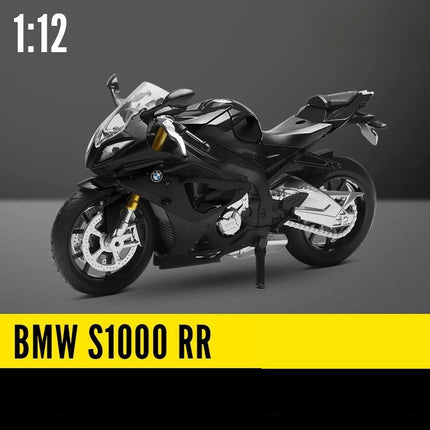 1/12 BMW S1000RR Motorcycle Toy 1:12 RMZ City Diecast Metal Racing Model Super Sport Miniature Collection Gift For Boy Children