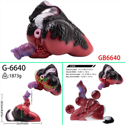 GEEBA Fantasy Creature Hip Design Male Masturbator Realistic Texture Pocket Pussy Adult Onahole Soft Silicone Sex Toys For Men