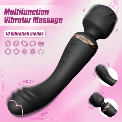 Vibrating AV Wand for Women G-Spot Clit Vagina Stimulator Nipples Breast Massager Female Vibrator Masturbator Sex Toy for Women