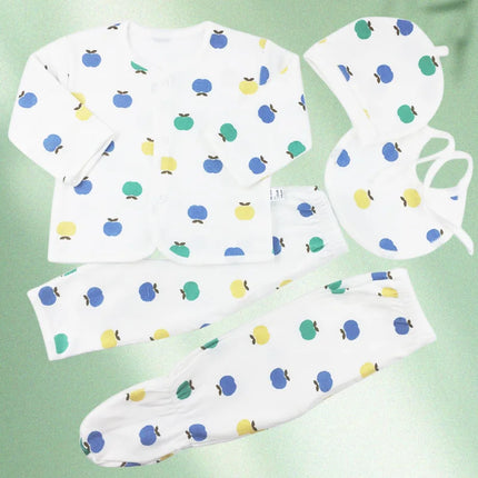 5 Pcs/set Newborn Baby 0-3 Month Clothing Set Babies T-Shirt Pants Hat Boy Girl Clothes Cotton Set