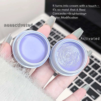 6-color Multi-purpose Cream High Coverage Concealer Cover Tear Groove Brightening Skin Tone Low Saturation Natural Blush Makeup