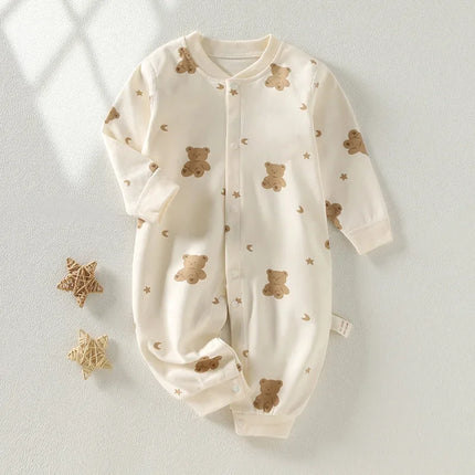 Autumn Baby Clothes Newbron Spring 100 Cotton Underwear Newborn Onesie Romper Long Sleeve Loungewear Outfit Bodysuit & One Piece