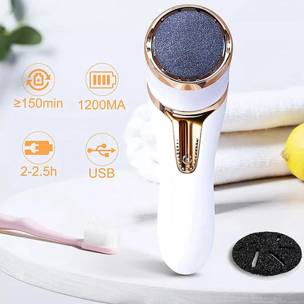 Callus Trimmer Pedicure Kit Foot Scrubber for Dry Dead Cracked Hard Skin Feet Spa Care Kit Electric Callus Remover for Feet