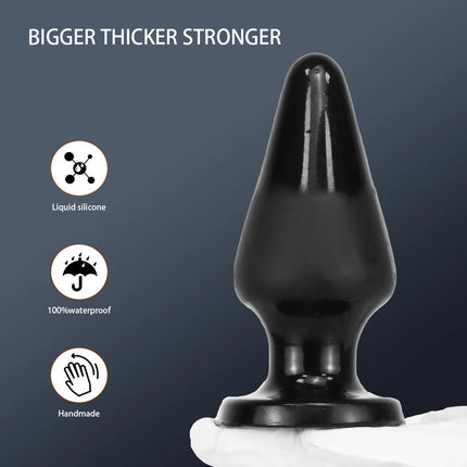 Anal Plug with Suction Cup Beads Anal Butt Plug Soft Silicone Anus Dilation Sex Toys for Women Men Buttplug Adult Sex Product