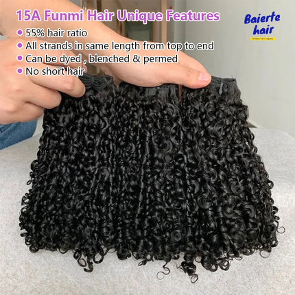 Malaysia 15A Small Pixie Curly Bouncy Hair Bundles Unprocessed Kinky Curly Human Hair Pixie Curls Weave Virgin Hair Extension Bundles Wefts Deep Afro Pixie Burmese Curly Virgin Raw Human Hair 3/4 Bundles Deal Brazilian Hair W